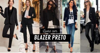 brazer preto feminino ideias de look - capa looklover