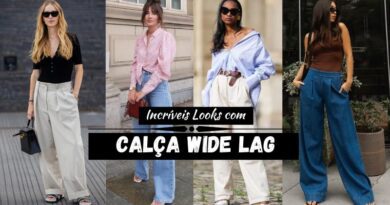 calca wide lag looks em destaque