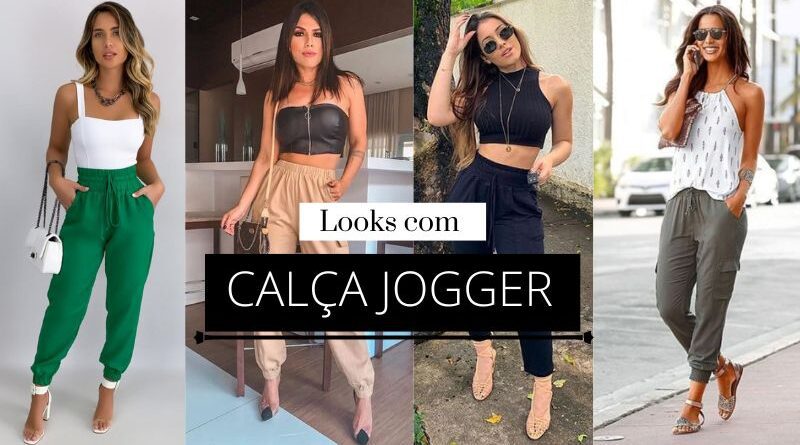 ideias fashion para calca jogger look lover capa