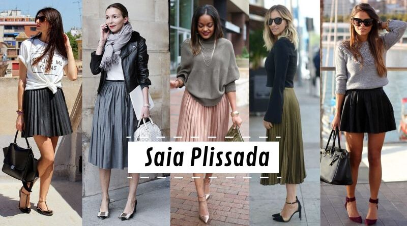 saia plissada inspiracoes de look - looklover capa