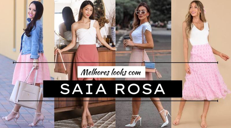 saia rosa looks ideias - looklover capa